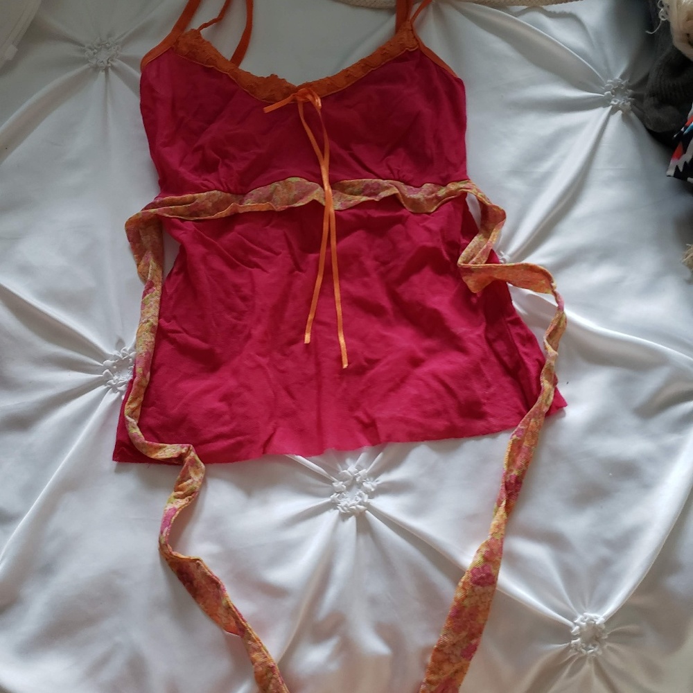 Sexy Tank Tops with Tie Belts